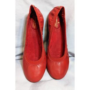 Bandolino Red Ballet Flats